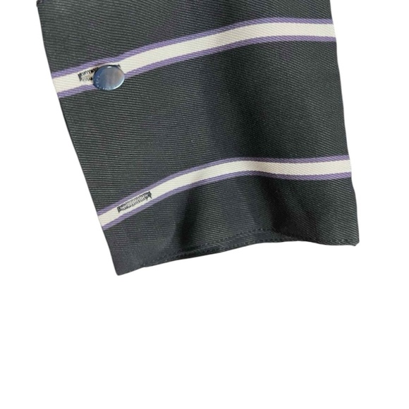 Equipment Femme “Raven Eclipse” S EUC worn twice Black/Purple front tie wrap - Picture 2 of 15